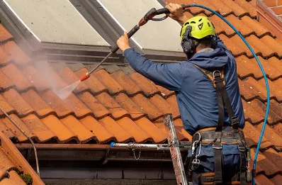 Démoussage et hydrofuge de toiture à Valencogne